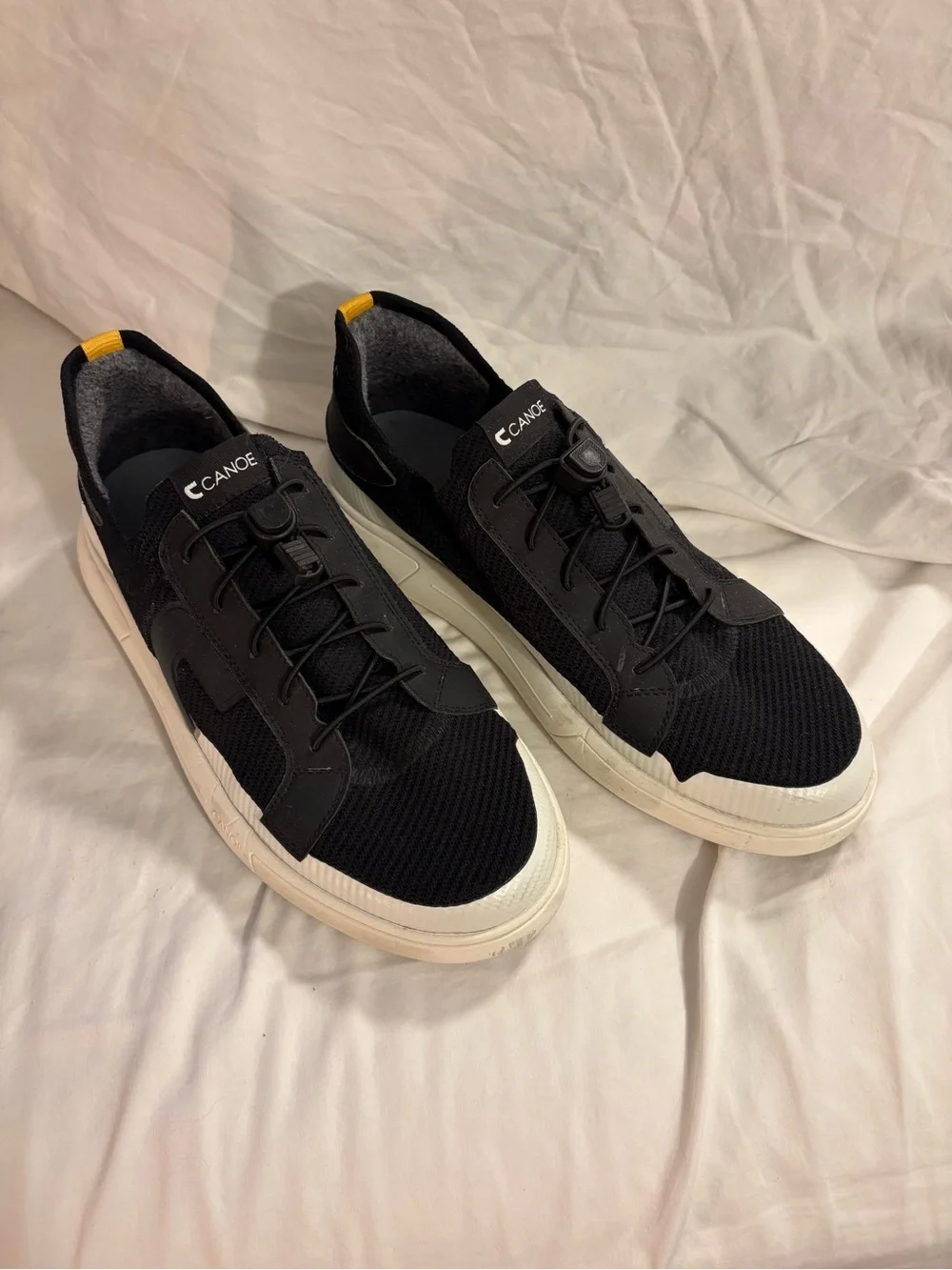 Canoe Horizon Raven Black Slip-On Sneakers — Men's Size 12 👟